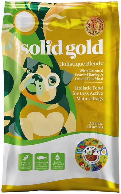 Solid Gold Holistique Blendz with Oatmeal, Pearled Barley & Ocean Fish Meal Dry Dog Food