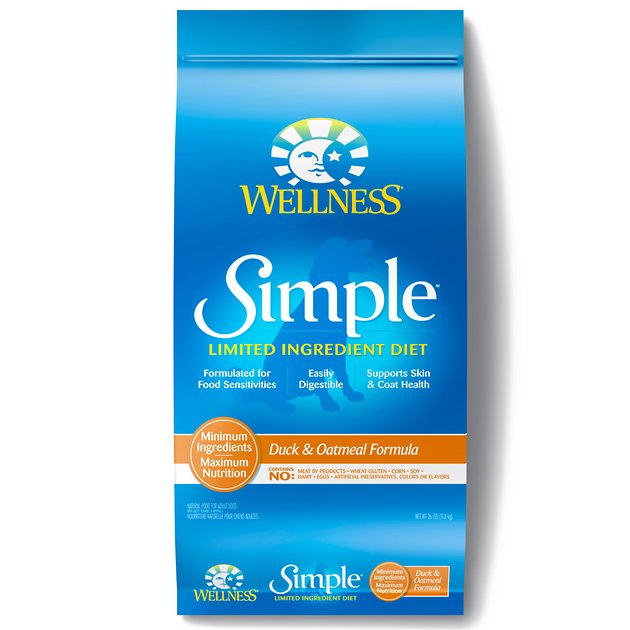 Wellness Simple Limited Ingredient Diet Duck & Oatmeal Formula Dry Dog Food