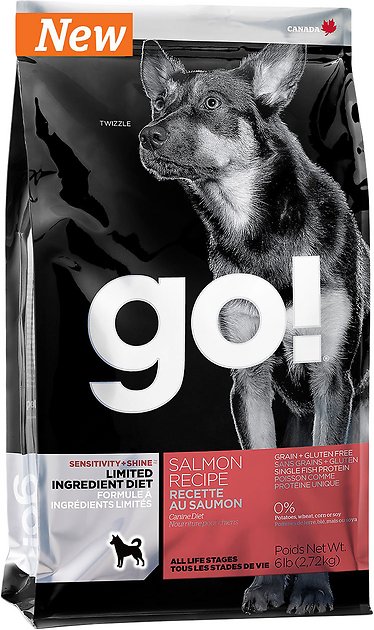 Go! Sensitivity + Shine Limited Ingredient Diet Salmon Recipe Grain-Free Dry Dog Food