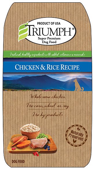 Triumph Chicken & Rice Recipe Dry Dog Food