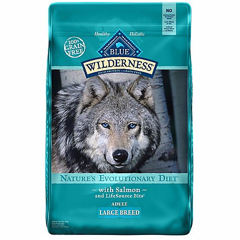 Blue Buffalo Wilderness Large Breed Salmon Recipe Grain-Free Dry Dog Food, 24-lb bag