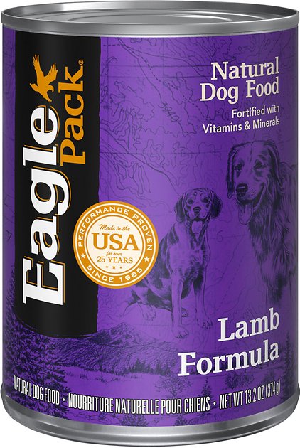 Eagle Pack Lamb Formula Canned Dog Food, 13.2-oz, case of 12