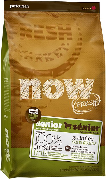 Now Fresh Grain-Free Small Breed Senior Weight Management Recipe Dry Dog Food