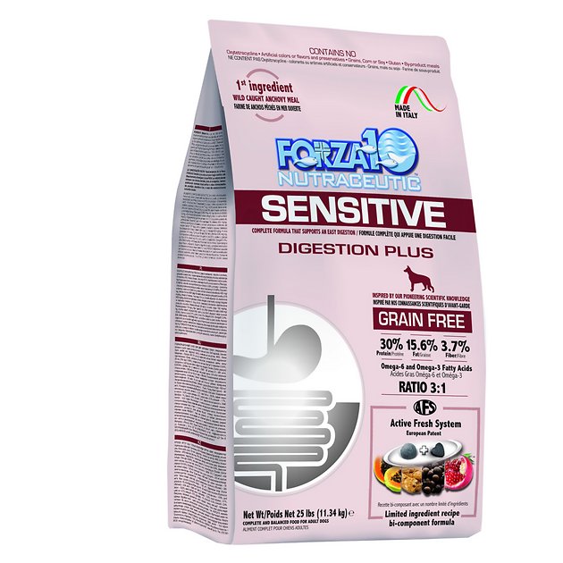 Forza10 Sensitive Digestion Grain-Free Dry Dog Food, 25-lb bag