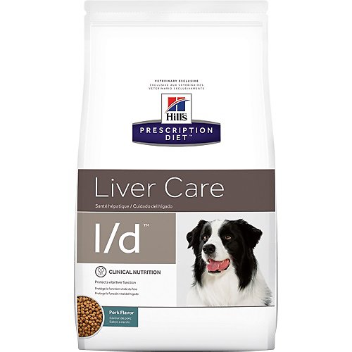 Hill's Prescription Diet l/d Liver Care Pork Flavor Dry Dog Food, 17.6-lb bag