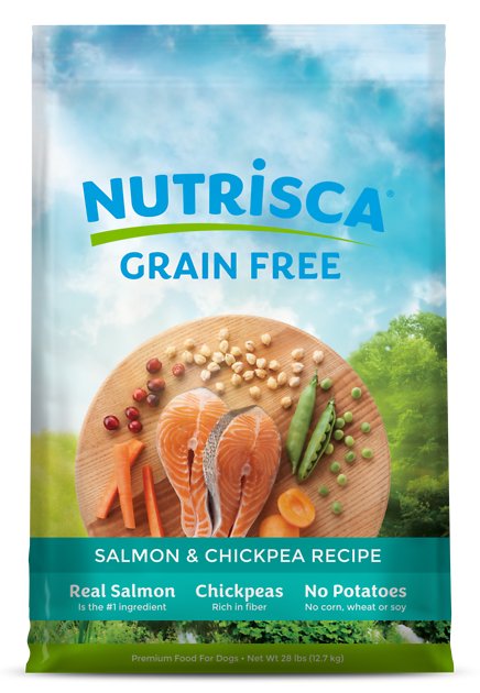 Nutrisca Grain-Free Salmon & Chickpea Recipe Dry Dog Food