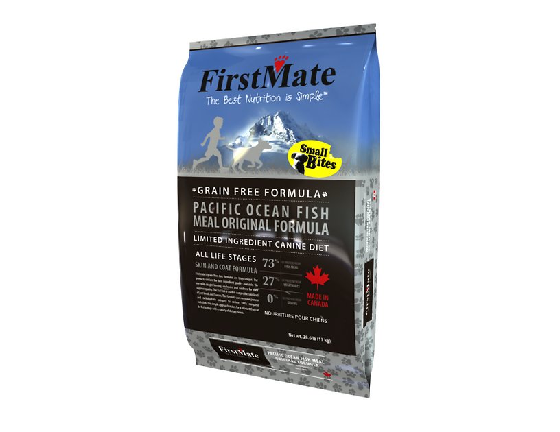 FirstMate Small Bites Pacific Ocean Fish Meal Original Formula Limited Ingredient Diet Grain-Free Dry Dog Food