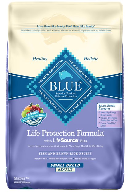 Blue Buffalo Life Protection Formula Small Breed Adult Fish & Brown Rice Recipe Dry Dog Food