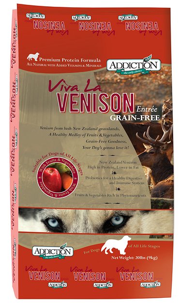 Addiction Grain-Free Viva La Venison Dry Dog Food