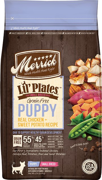 Merrick Lil' Plates Real Chicken & Sweet Potato Recipe Grain-Free Puppy Dry Dog Food