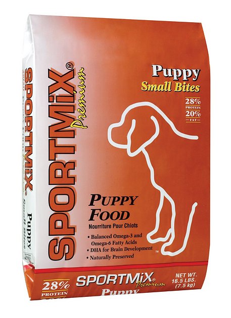 SPORTMiX Premium Small Bites Puppy Dry Dog Food, 16.5-lb bag