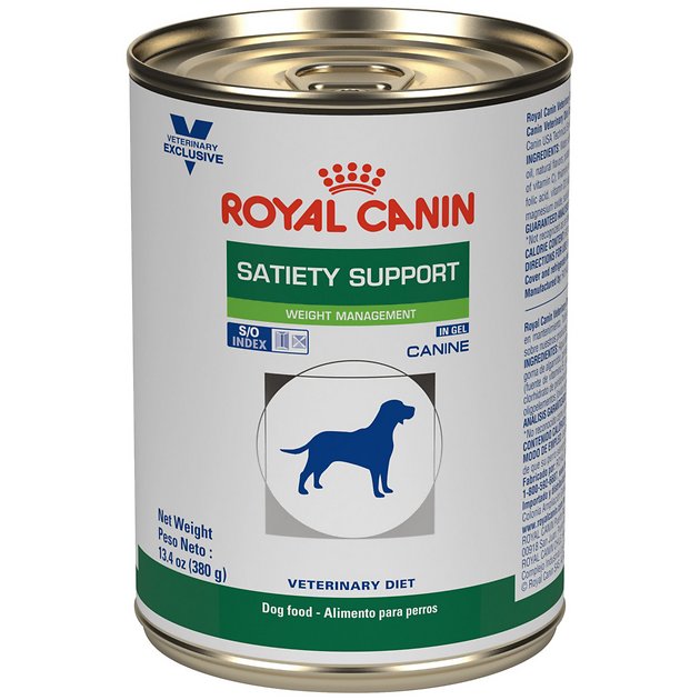 Royal Canin Veterinary Diet Satiety Support Canned Dog Food, 13.4-oz, case of 24