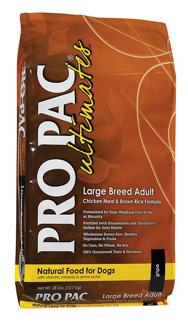 Pro Pac Ultimates Chicken Meal & Brown Rice Large Breed Adult Dry Dog Food