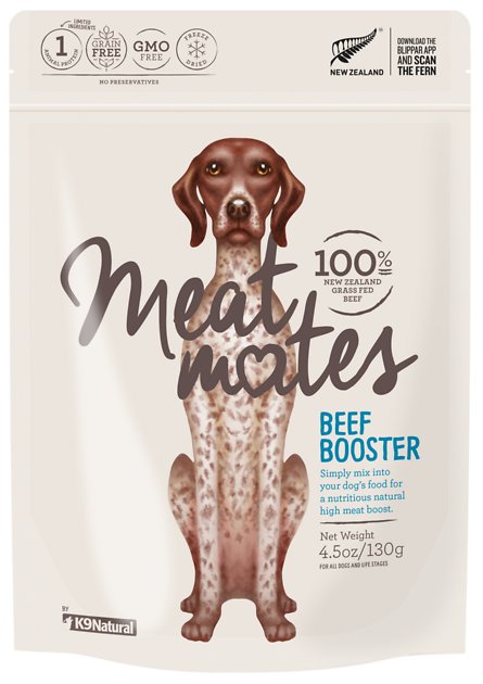 K9 Natural Meat Mates Beef Meal Mixer Freeze-Dried Grain-Free Dog Food Topper