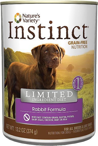 Instinct by Nature's Variety Limited Ingredient Diet Grain-Free Rabbit Formula Canned Dog Food