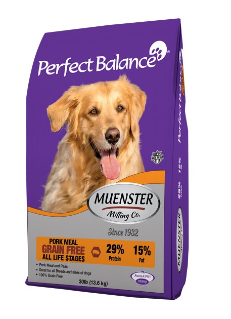 Muenster Perfect Balance Grain-Free Pork Meal All Life Stages Dry Dog Food