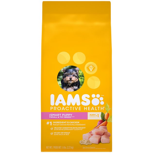 Iams ProActive Health Smart Puppy Small & Toy Breed Dry Dog Food, 6-lb bag