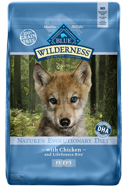 Blue Buffalo Wilderness Puppy Chicken Recipe Grain-Free Dry Dog Food