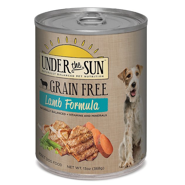 Under the Sun Grain-Free Lamb Formula Canned Dog Food, 13-oz, case of 12