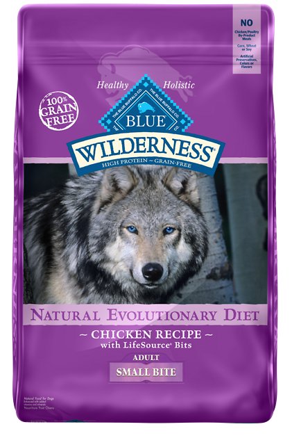 Blue Buffalo Wilderness Adult Small Bite Chicken Recipe Grain-Free Dry Dog Food