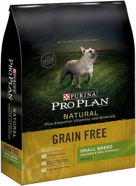 Purina Pro Plan Natural Plus Essential Vitamins & Minerals Small Breed Chicken & Egg Formula Grain-Free Dry Dog Food, 16-lb bag