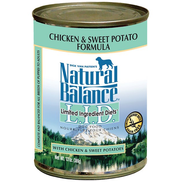 Natural Balance L.I.D. Limited Ingredient Diets Chicken & Sweet Potato Formula Grain-Free Canned Dog Food