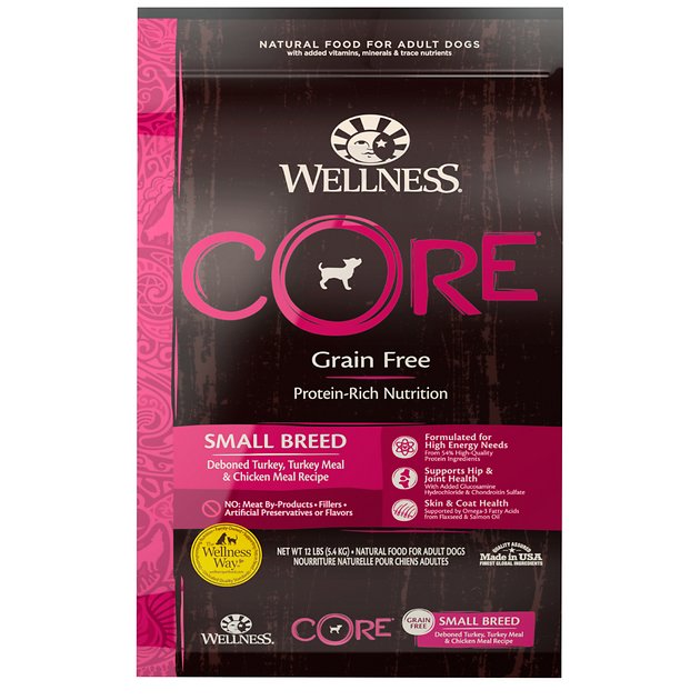 Wellness CORE Grain-Free Small Breed Turkey & Chicken Recipe Dry Dog Food