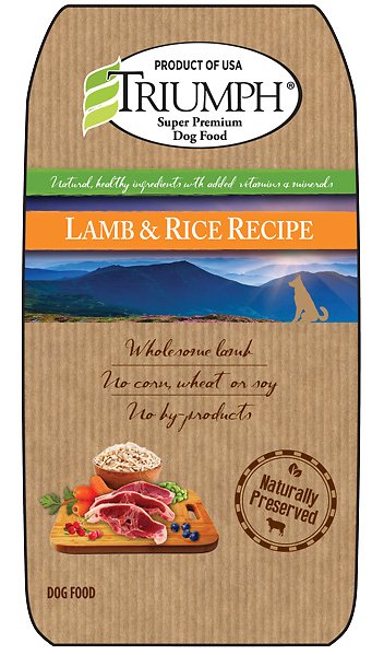 Triumph Lamb & Rice Recipe Dry Dog Food