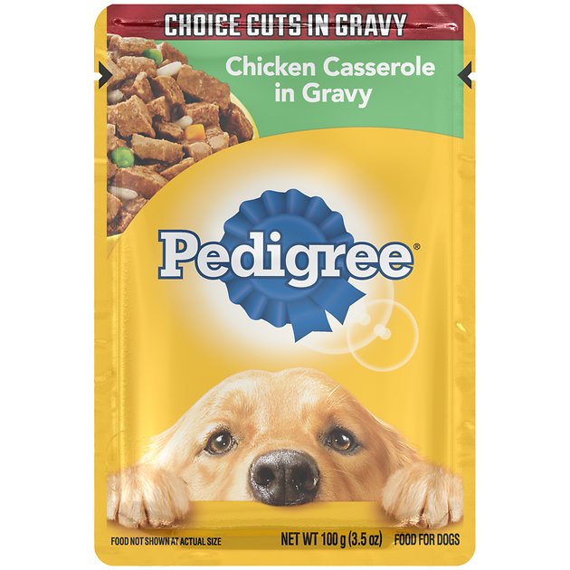 Pedigree Choice Cuts Chicken Casserole in Gravy Wet Dog Food, 3.5-oz, case of 16