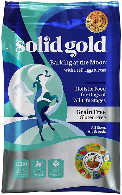 Solid Gold Barking at the Moon with Beef, Eggs & Peas Grain-Free Dry Dog Food