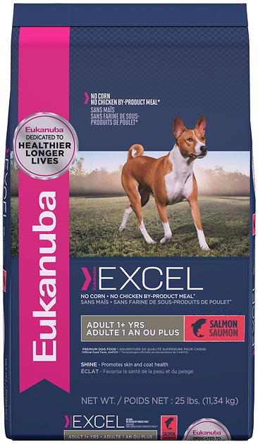 Eukanuba Excel Adult Salmon Formula Dry Dog Food, 25-lb bag