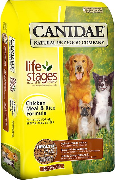 CANIDAE Life Stages Chicken Meal & Rice Formula Dry Dog Food