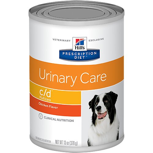 Hill's Prescription Diet c/d Multicare Urinary Care Chicken Flavor Canned Dog Food, 13-oz, case of 12