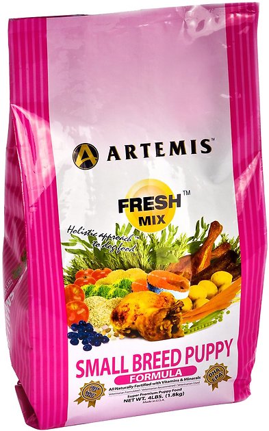 Artemis Fresh Mix Small Breed Puppy Formula Dry Dog Food, 30-lb bag