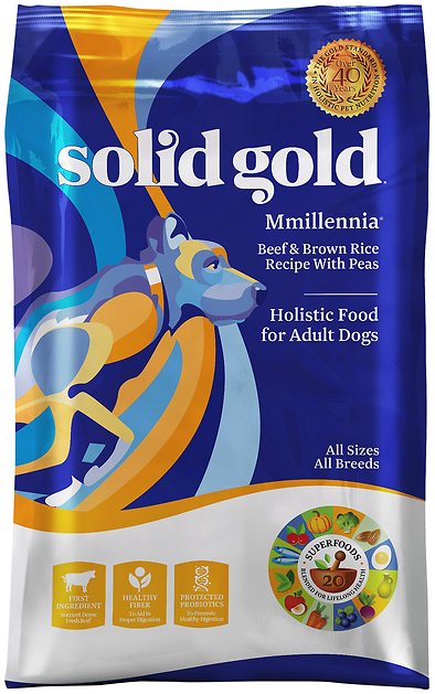 Solid Gold MMillennia Beef & Brown Rice Recipe with Peas Adult Dry Dog Food