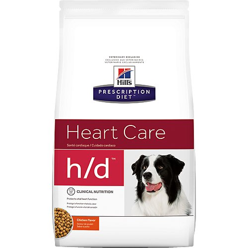 Hill's Prescription Diet h/d Heart Care Chicken Flavor Dry Dog Food, 17.6-lb bag