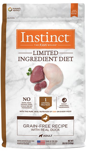 Instinct by Nature's Variety Limited Ingredient Diet Grain-Free Recipe with Real Duck Dry Dog Food