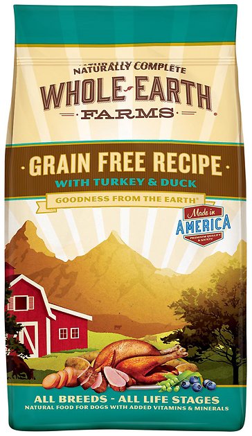 Whole Earth Farms Grain-Free Turkey & Duck Dry Dog Food