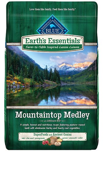 Blue Buffalo Earth's Essentials Mountaintop Medley Lamb & Barley Ancient Grains Recipe Dry Dog Food