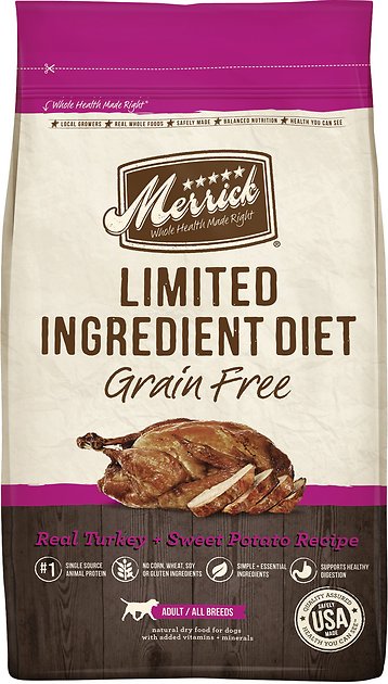 Merrick Limited Ingredient Diet Grain-Free Real Turkey + Sweet Potato Recipe Dry Dog Food