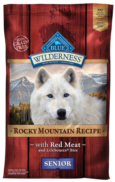 Blue Buffalo Wilderness Rocky Mountain Recipe with Red Meat Senior Grain-Free Dry Dog Food