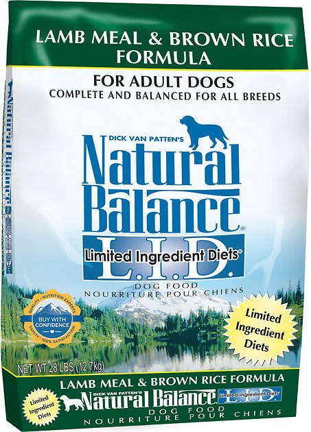 Natural Balance L.I.D. Limited Ingredient Diets Lamb Meal & Brown Rice Formula Dry Dog Food