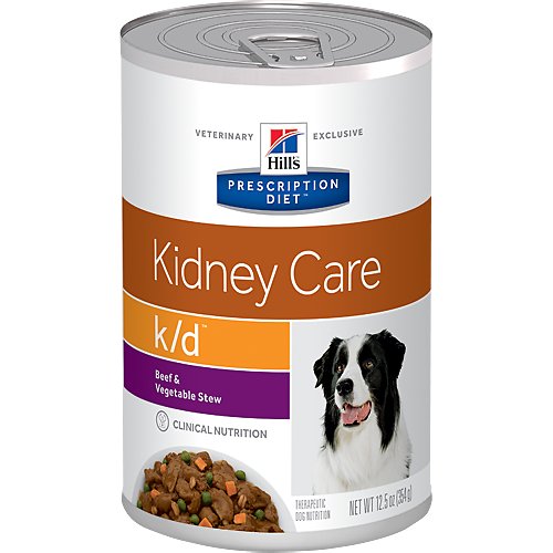 Hill's Prescription Diet k/d Kidney Care Beef & Vegetable Stew Canned Dog Food