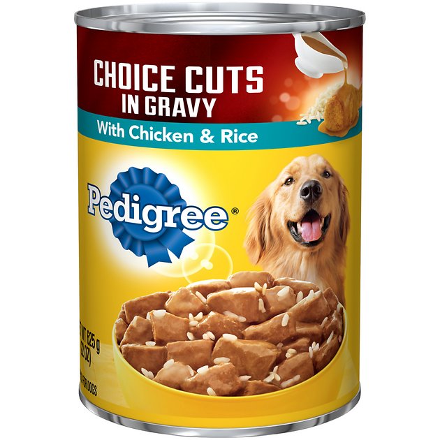 Pedigree Choice Cuts in Gravy With Chicken & Rice Canned Dog Food