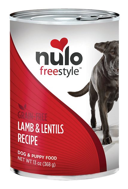 Nulo Freestyle Lamb & Lentils Recipe Grain-Free Canned Dog Food, 13-oz, case of 12