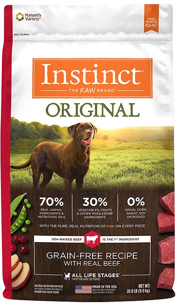 Instinct by Nature's Variety Original Grain-Free Recipe with Real Beef Dry Dog Food