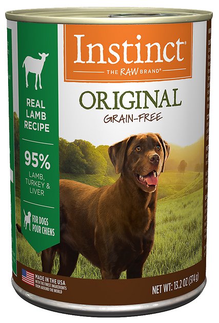 Instinct by Nature's Variety Grain-Free Lamb Formula Canned Dog Food, 13.2-oz, case of 6