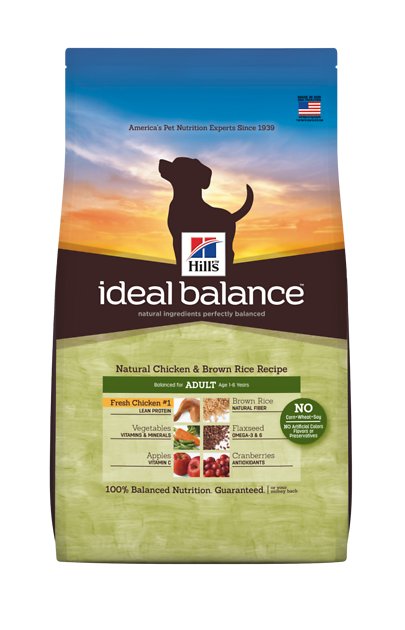 Hill's Ideal Balance Natural Chicken & Brown Rice Recipe Adult Dry Dog Food