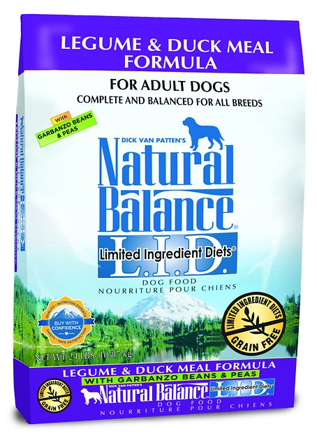 Natural Balance L.I.D. Limited Ingredient Diets Legume & Duck Meal Formula Grain-Free Dry Dog Food