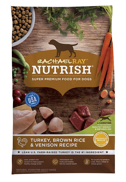 Rachael Ray Nutrish Natural Turkey, Brown Rice & Venison Recipe Dry Dog Food